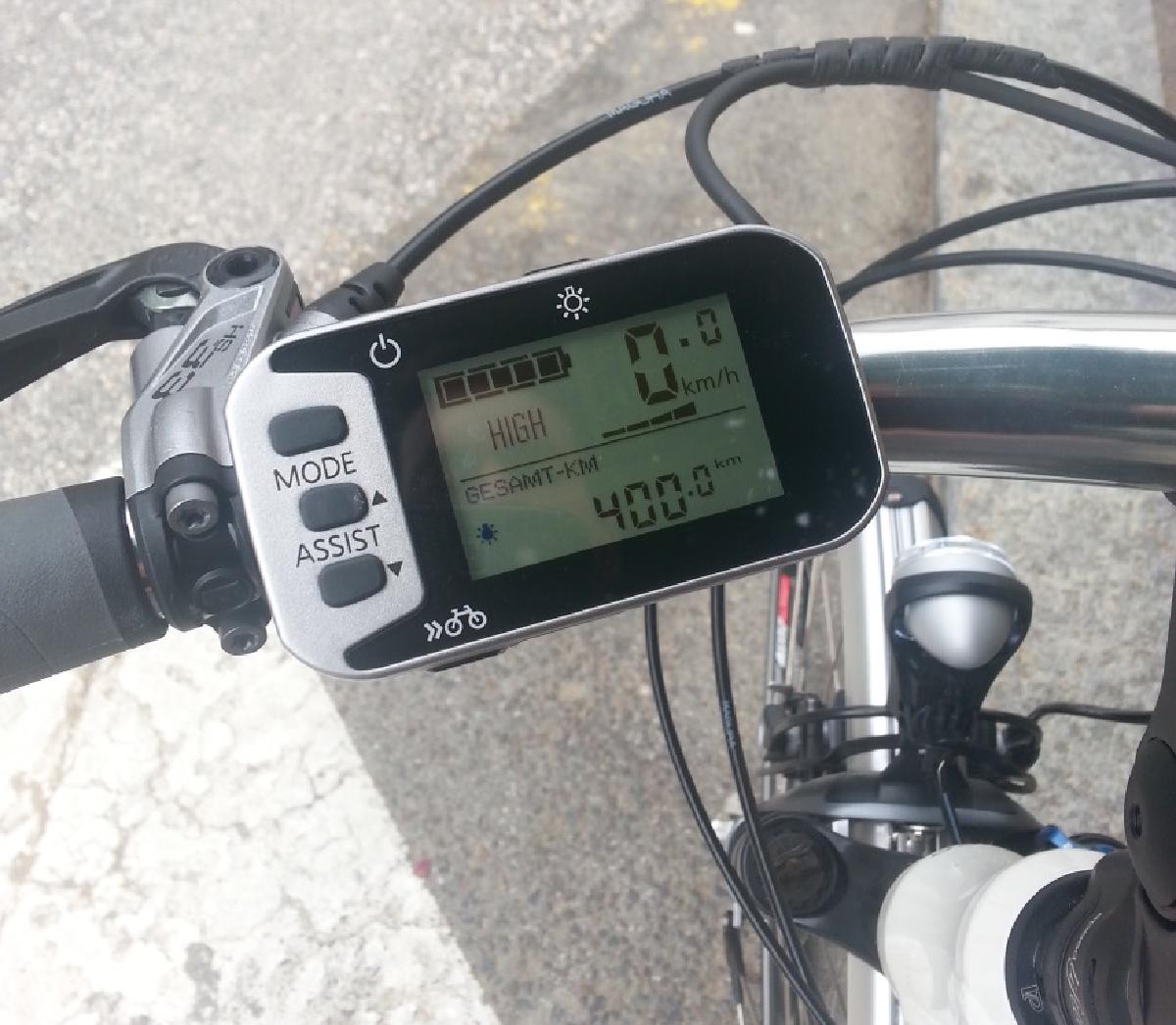 I primi 400 km e-bike